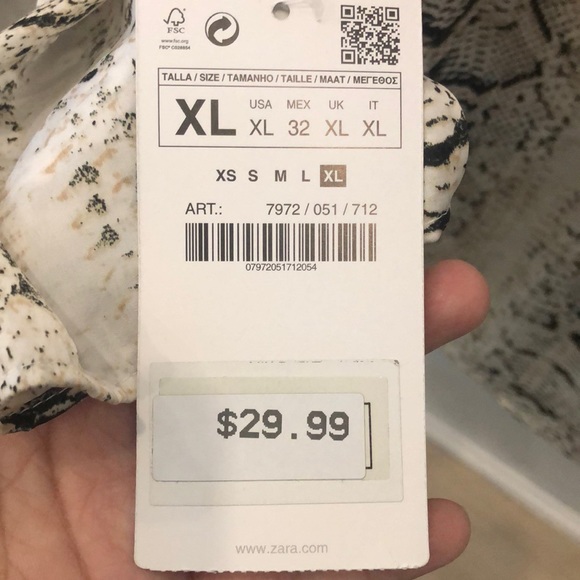 Zara Top Brand New with Tags - Picture 2 of 3